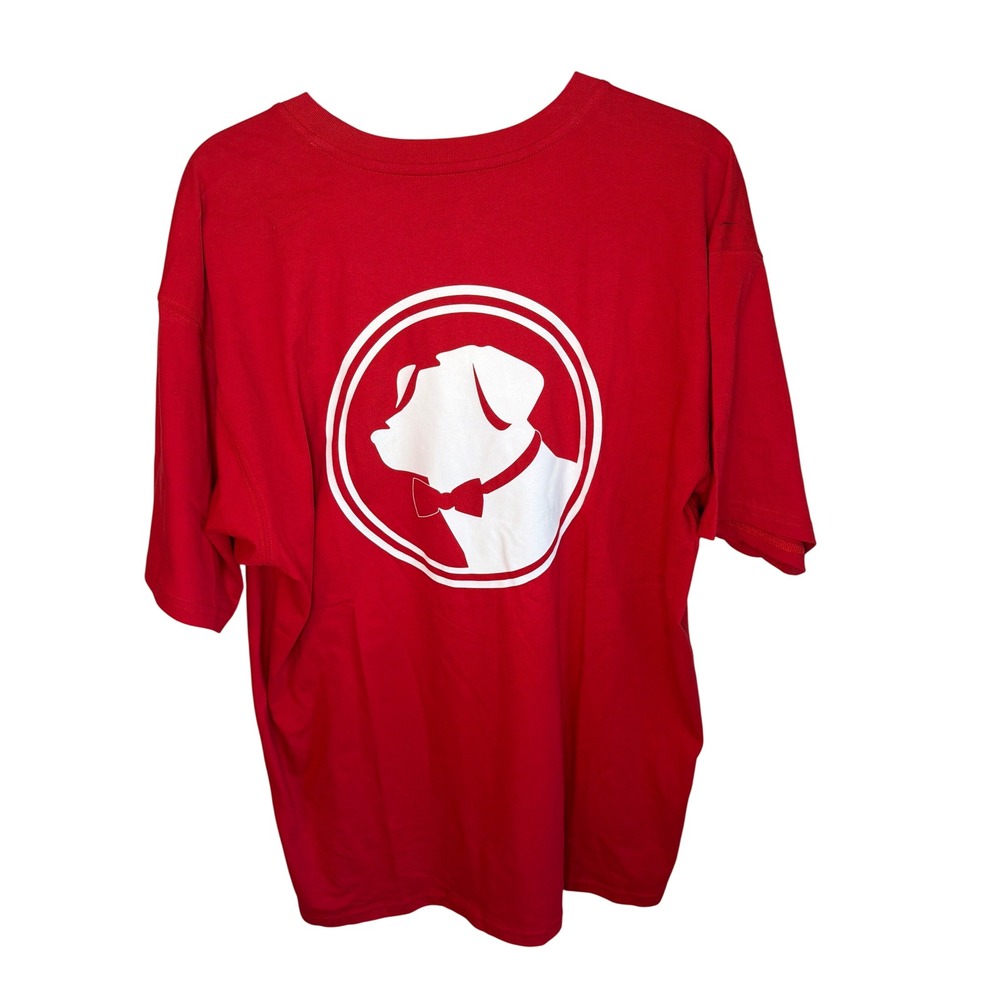 Southern Proper Mens Red Graphic Pocket T-Shirt XL Cotton Short Sleeve Logo Tee